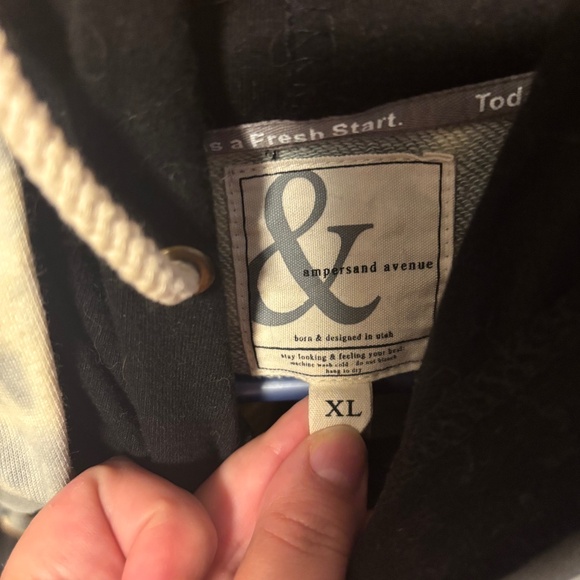 Ampersand Double Hood Sweater - Picture 3 of 3